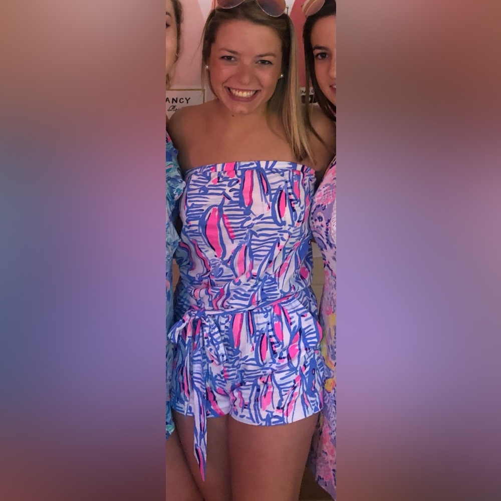 Lilly Pulitzer Strapless Romper